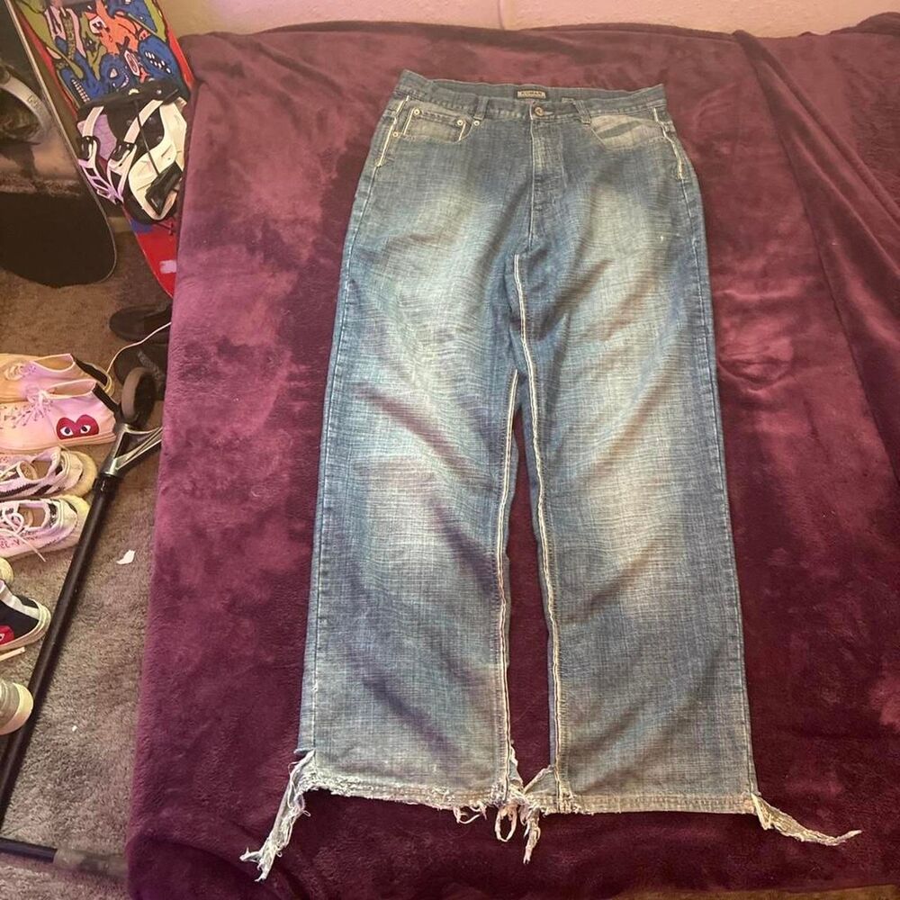Southpole Men's Navy and Blue Jeans